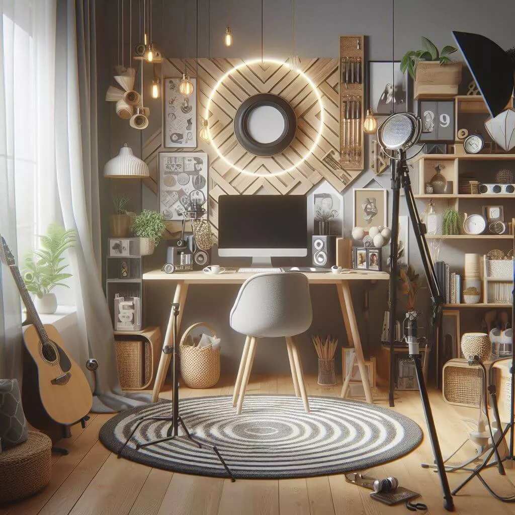 Home tik tok studio decor (2)	